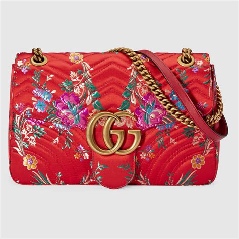 floral print gucci bag|Gucci floral bag price.